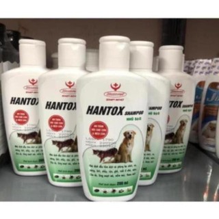 Sữa tắm trị ve rận bọ chét chó mèo hantox shampoo hanvet
