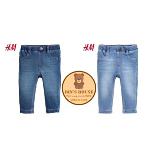 Quần tregging giả Jean H&M sz 4-24m