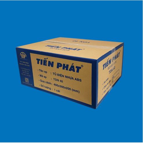 Vỏ Tủ Điện Nhựa ABS Tiến Phát 400 X 300 X 200 mm