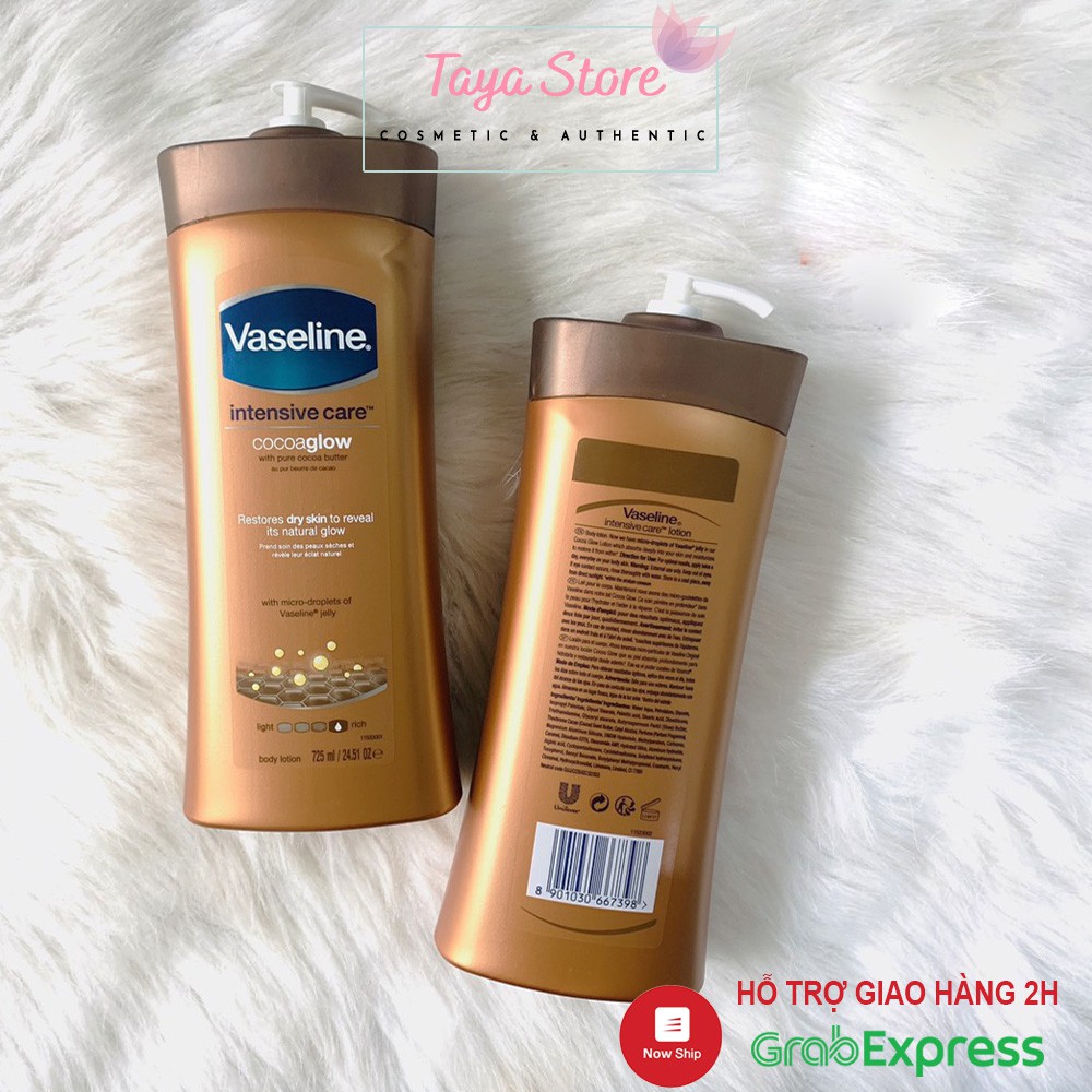 Sữa dưỡng thể Vaseline Intensive Care Deep Restore 725ml