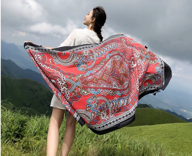 Khăn choàng bohemian Khăn choàng du lịch biển