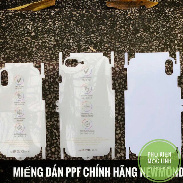 Dán lưng PPF iphone XR 6.1
