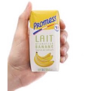 LỐC 6 HỘP SỮA TƯƠI TIỆT TRÙNG PROMESS SOCOLA - DÂU - CHUỐI - VANI 200ML