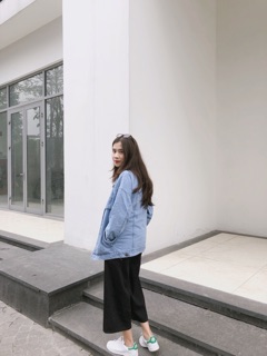 Quần Culottes chất đũi