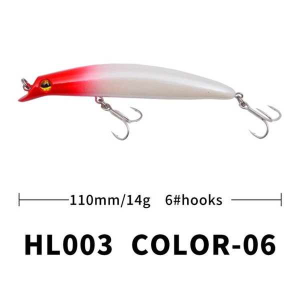 Mồi câu cá giả 11cm / 14g có gắn lưỡi câu