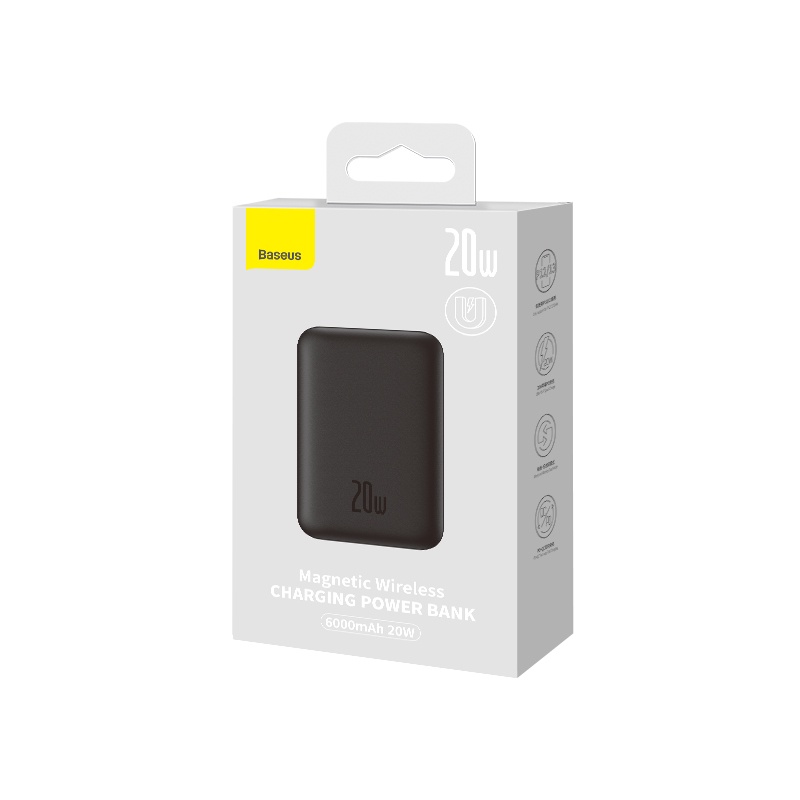Sạc Dự Phòng Không Dây Baseus 6000mAh Cho iPhone 12 13 Pro Max