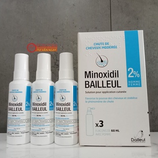 Xịt Mọc Tóc Minoxidil Bailleul 2% Pháp