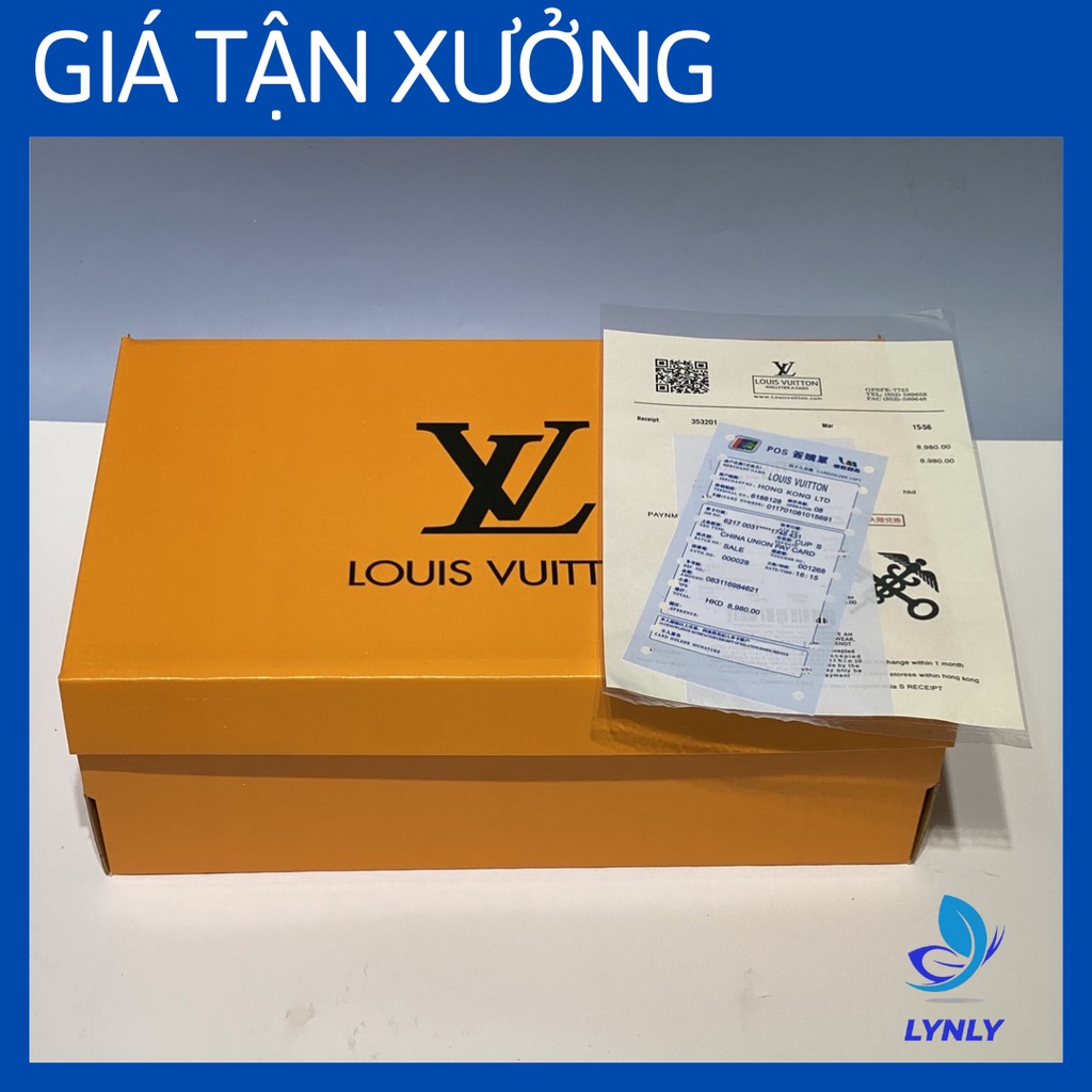 [GIÁ RẺ NHẤT] Hộp Giày LV, Box Đựng Giày Kích Thước 31x19x11 Cm