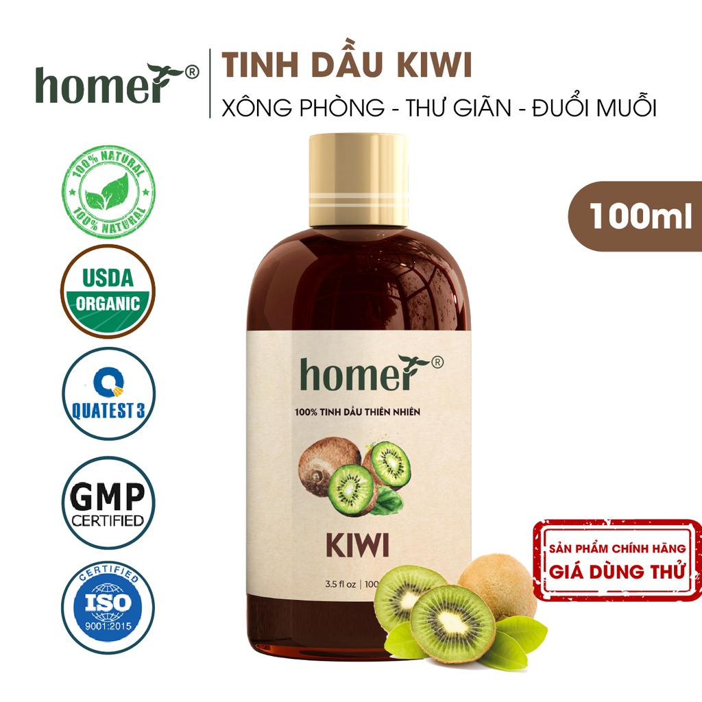 Tinh dầu Kiwi Homer - Kiwi Essential Oil - đạt chuẩn chất lượng kiểm định