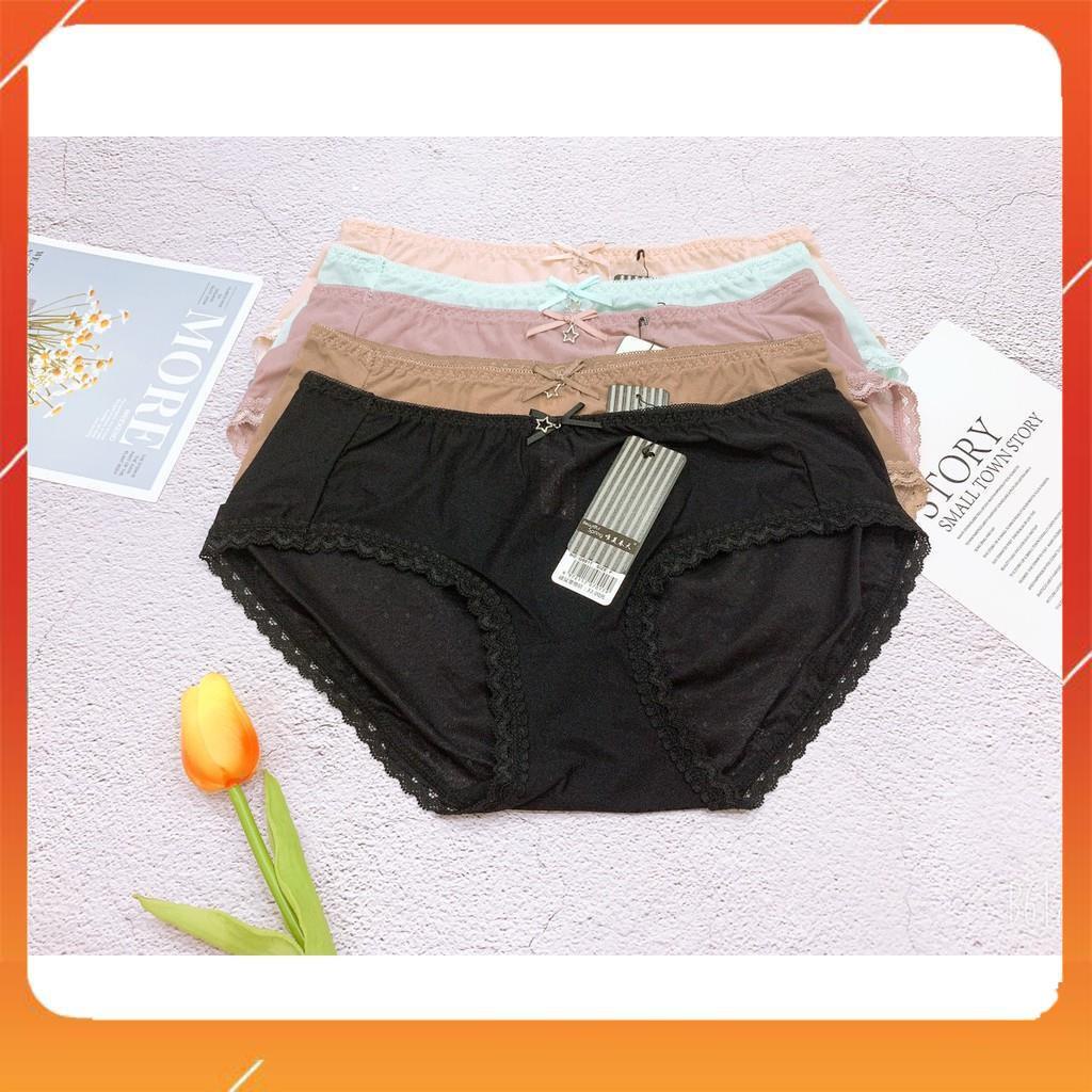 Quần lót nữ thông hơi cao cấp nhẹ tênh thoáng mát viền ren Q2963