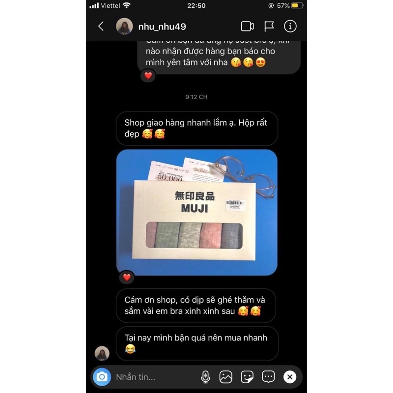 Hộp 5 quần lót nữ muối tiêu chất liệu cotton mềm mịn ,thoáng mát