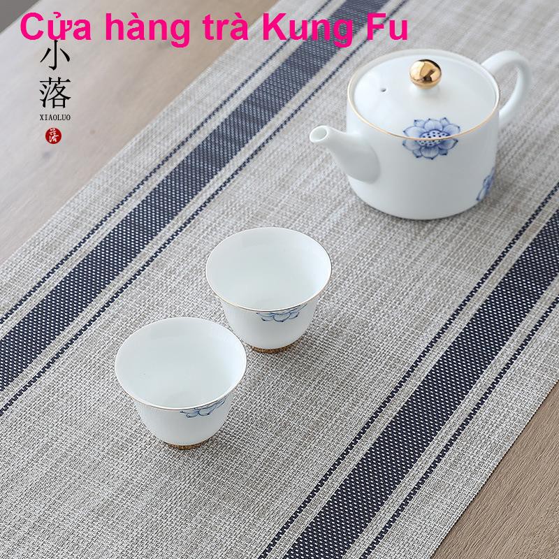 Bàn trà không thấm nước Á hậu Zen Trung Quốc Bộ Kung Fu Phụ kiện đạo nghệ thuật chiếu khăn trải đơn giản khay