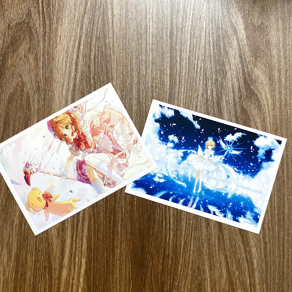 Bộ 20 tấm postcard Cardcaptor Sakura - Sakura thủ lĩnh thẻ bài