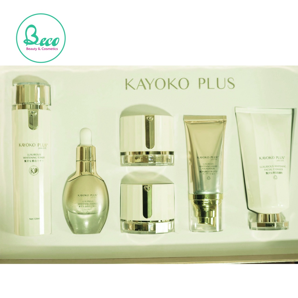 Bộ Kayoko Plus+ 6IN1 Nhật Bản Dưỡng Da Mờ Thâm Nám, Ngăn Ngừa Lão Hóa Giúp Làn Da Luôn Căng Bóng Mịn Màng