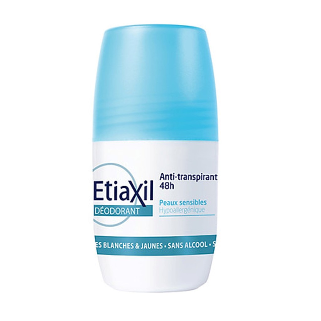 Lăn Ngăn Khử Mùi Giảm Tiết Mồ Hôi Etiaxil Deodorant Anti Transpirant 48h (50ml)