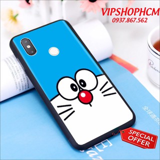 Ốp lưng Xiaomi Mi A1/ A2/ A3/ A2 Lite/ 8 Hình Doremon Làm Duyên - viền TPU dẻo