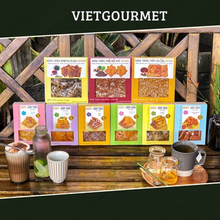 Bánh tráng trộn 9 vị đặc biệt Long An vị cay dai thơm/ Bánh tráng nướng khô gà/ Mỡ Hành/ Sate/ Rong biển