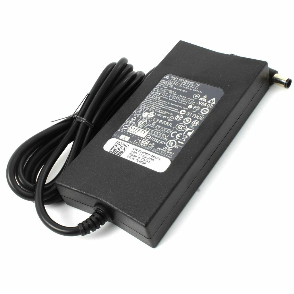 (ADAPTER) SẠC LAPTOP DELL 19.5V-7.7A (150W) (SLIM, Đầu Kim nhỏ) kích thước đầu ghim (ADAPTER) SẠC 4.5 x 3.0 mm