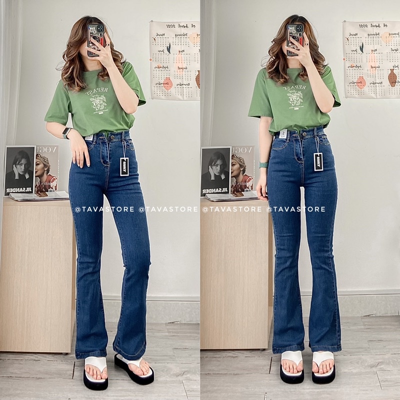 Quần Flare Jean
