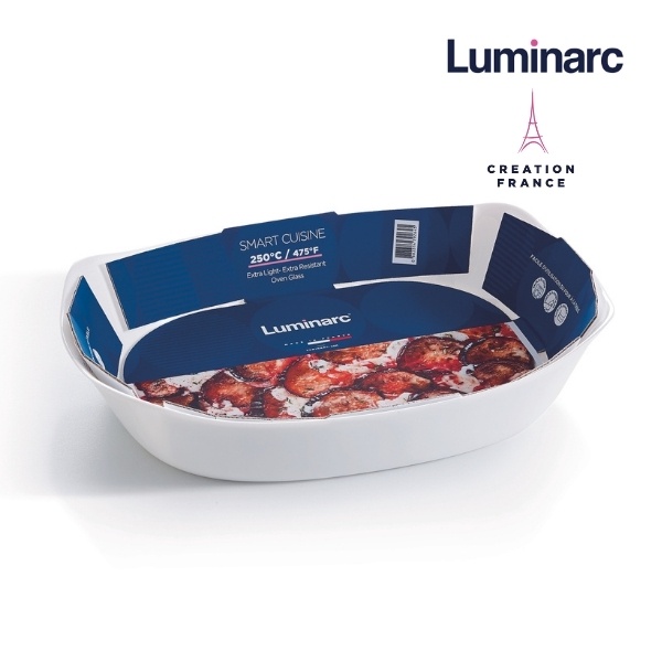 Khay Nướng Thuỷ Tinh Luminarc Smart Cuisine Chữ nhật 38x28cm- LUKHP8330