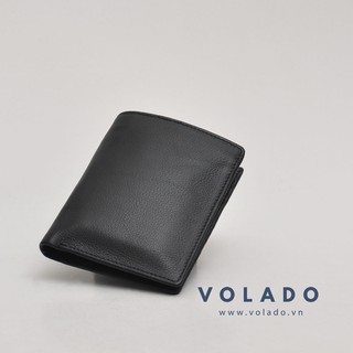 Ví Nam Da Bò Hạt Thật Màu Đen - Màu Nâu- Thương Hiệu Volado, Handmade