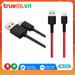Cáp sạc xiaomi dài 1m, micro Usb, Type c