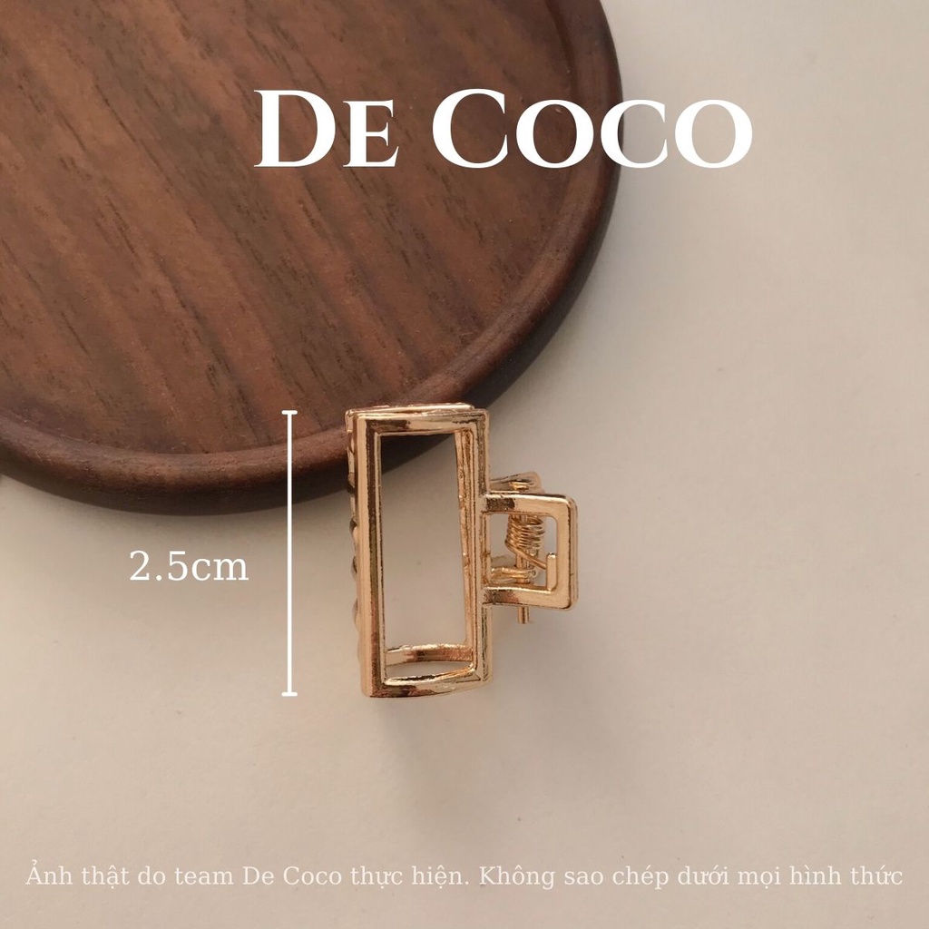 Kẹp tóc mái Hàn Quốc, kẹp tóc kim loại mini Lime decoco.accessories