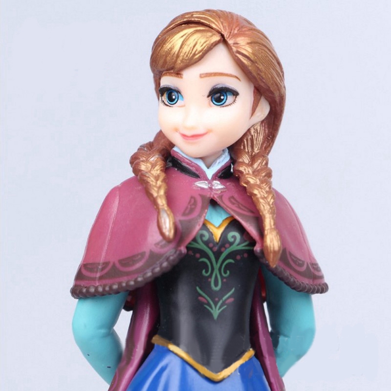 Mô hình công chúa Anna/Elsa 14-16cm dùng trang trí bánh kem