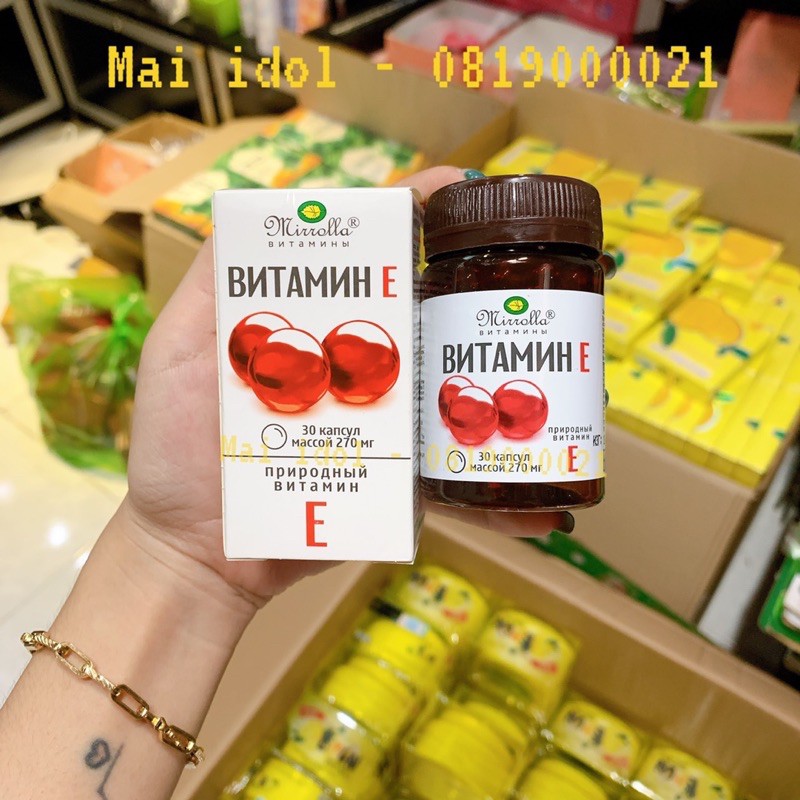 Vitamin E đỏ của Nga Mirrolla