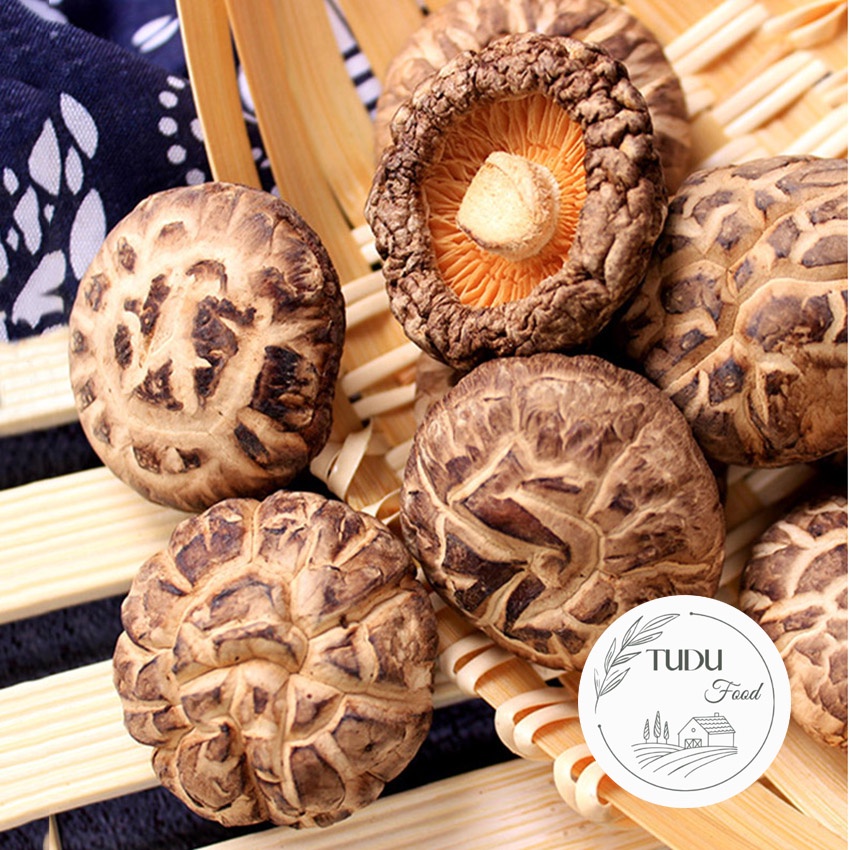 100g Nấm đông cô hoa phơi khô chất lượng loại 1, đóng túi zip thực phẩm ngọt thịt dày cơm, nguyên liệu nấu ăn