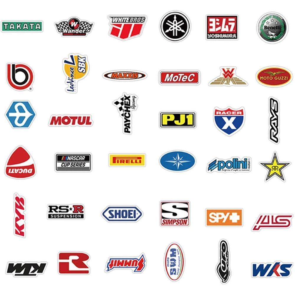Set 100 Nhãn Dán Graffiti Trang Trí Xe Hơi / Xe Máy / Va Li
