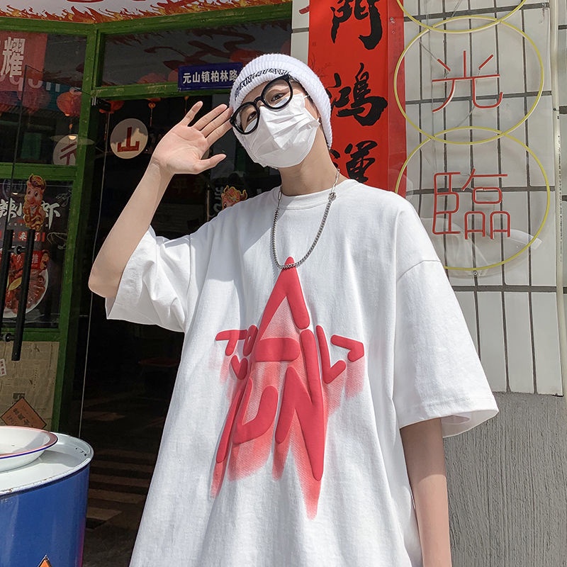 Áo Thun Ngắn Tay Form Rộng Phong Cách Năng Động Trẻ Trung Dành Cho Nữ