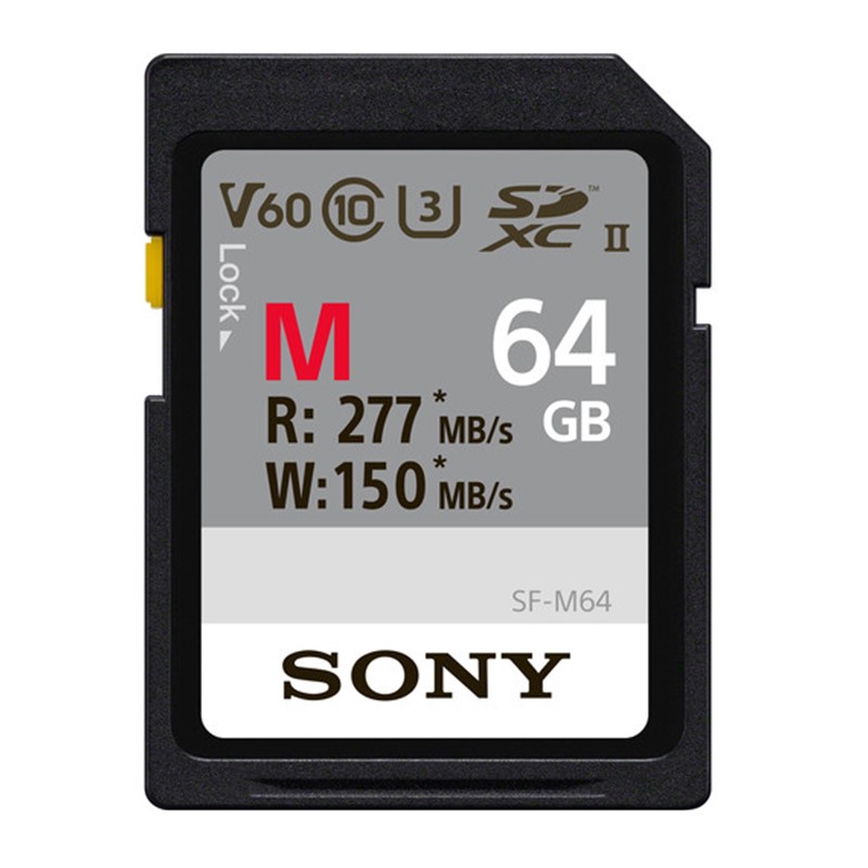 Thẻ nhớ Sony 64GB SDXC UHS-II 277MB/s (SF-M64/T2) - Sony Việt Nam