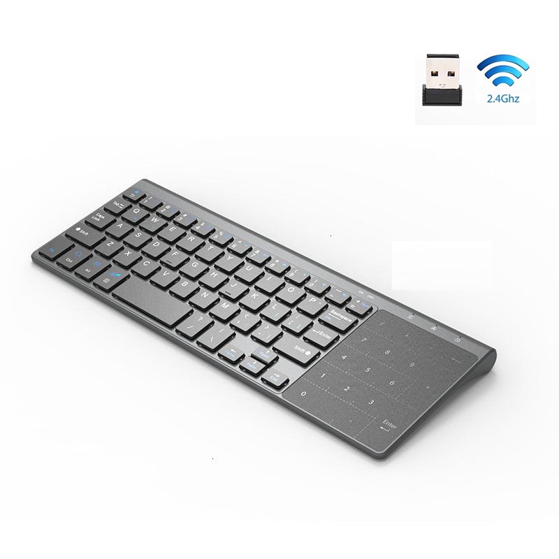 Jomaa Bàn Phím Không Dây bluetooth / 2.4g Cho tv Thông Minh / Máy Tính Bảng / laptop Có Bàn Phím Cảm Ứng