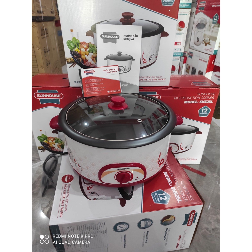 Nồi Lẩu điện  Sunhouse SH525L cao cấp