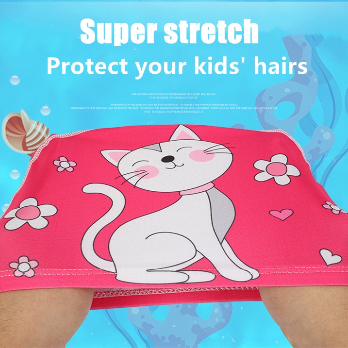 SABUY Mũ Bơi Họa Tiết Hoạt Hình Động Vật Đáng Yêu Cho Bé Trai Và Gái