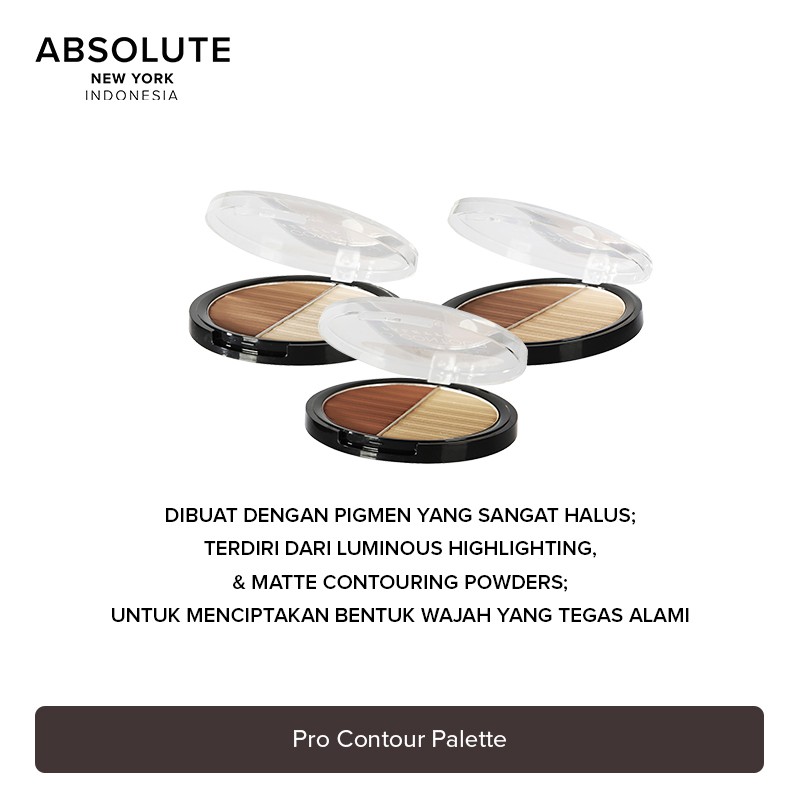 (hàng Mới Về) Bảng Phấn Tạo Khối Trang Điểm Chuyên Nghiệp Thương Hiệu Absolute | BigBuy360 - bigbuy360.vn