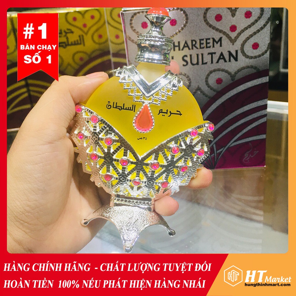 Tinh Dầu Dubai Chính Hãng Cực Thơm Hareem Al Sultan (Pink) 35ml HT Market