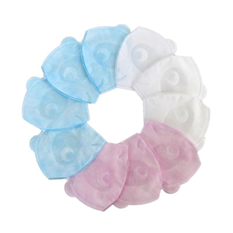 (50 chiếc) Khẩu trang 3D Gấu Panda 3Q kháng khuẩn cho bé 2-12 tuổi màu Xanh –Trắng