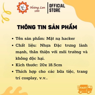 Mặt nạ Hacker, mặt nạ hoá trang