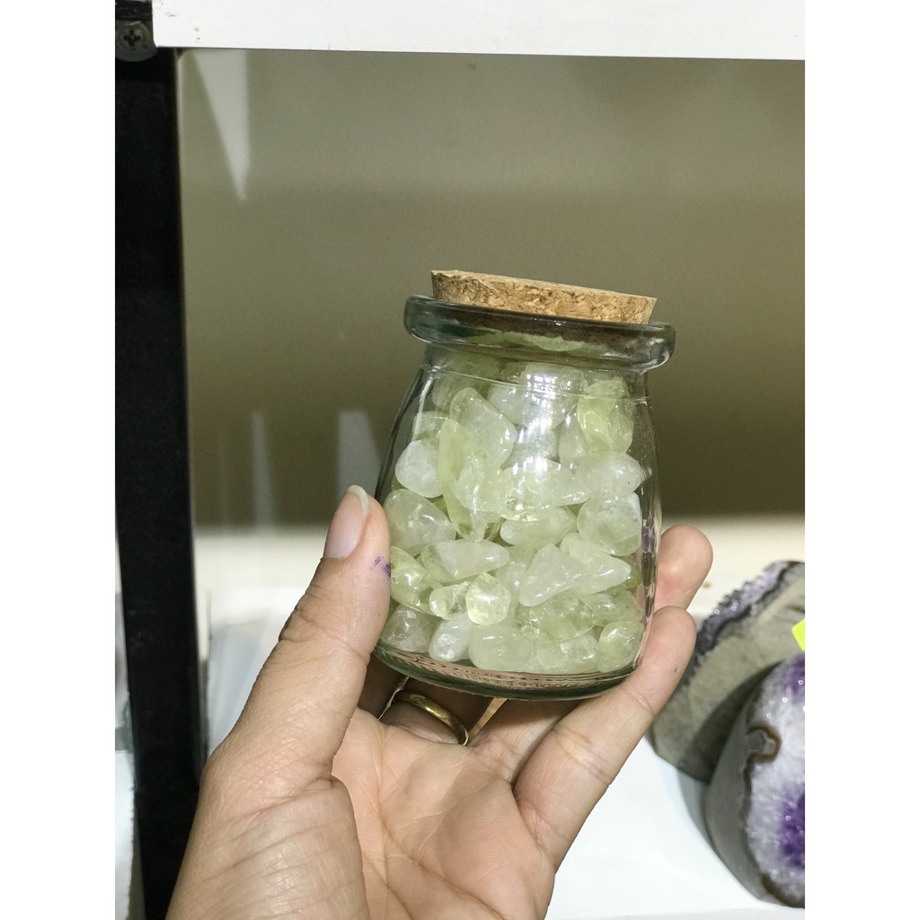 Đá vụn thach anh vàng - Đá vụn màu vàng - Đá thanh tẩy (100gram) | BigBuy360 - bigbuy360.vn