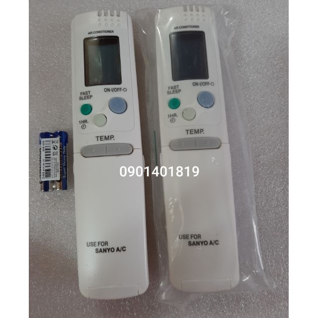 Điều khiển máy lạnh Sanyo đời fastsleep