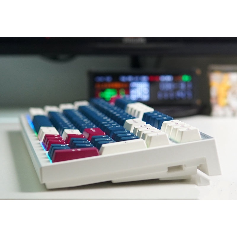 Bàn phím cơ FL980 V2 Mạch Xuôi 3 chế độ Bluetooth, USB 2.4  - Hàng Chính Hãng