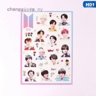 Miếng Dán Trang Trí In Hình Các Thành Viên Nhóm BTS
