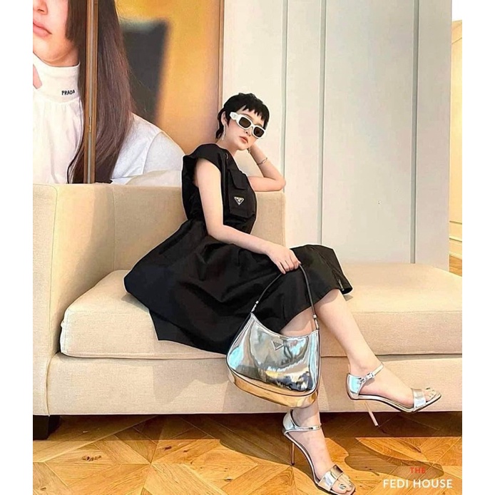 Kính mát pra trắng đen fullbox