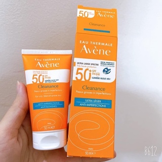Kem chống nắng avene cleanance spf 50 cho da nhờn mụn