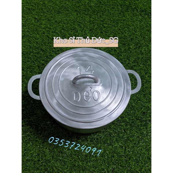 nồi gang đúc thủy lực size 24cm siêu dày siêu giữ nhiệt