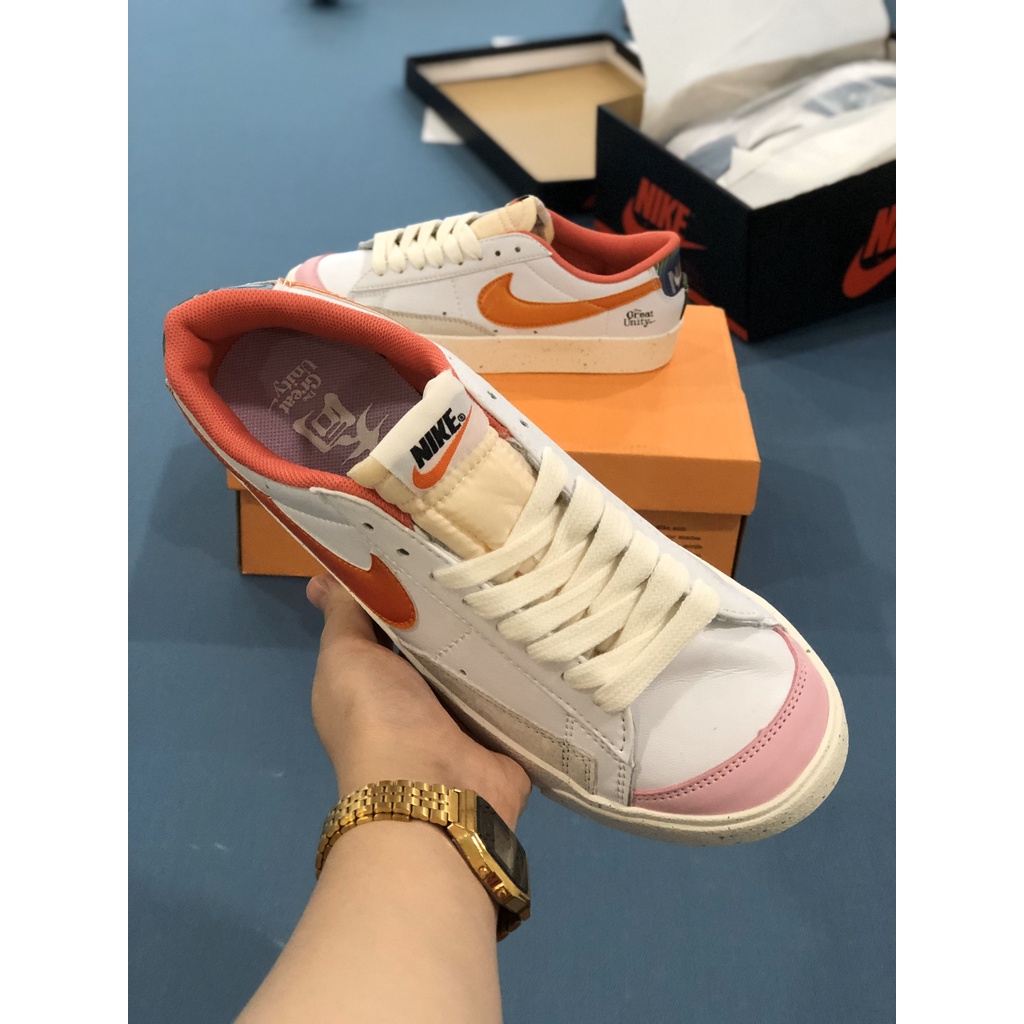 ⚡️ ⚡️[FullBox &amp;Bill] Giày Sneaker Blazer Low vệt cam Chuẩn 1:1 HOT