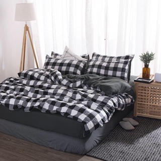 Trộn bộ chăn ga gối đũi nhập