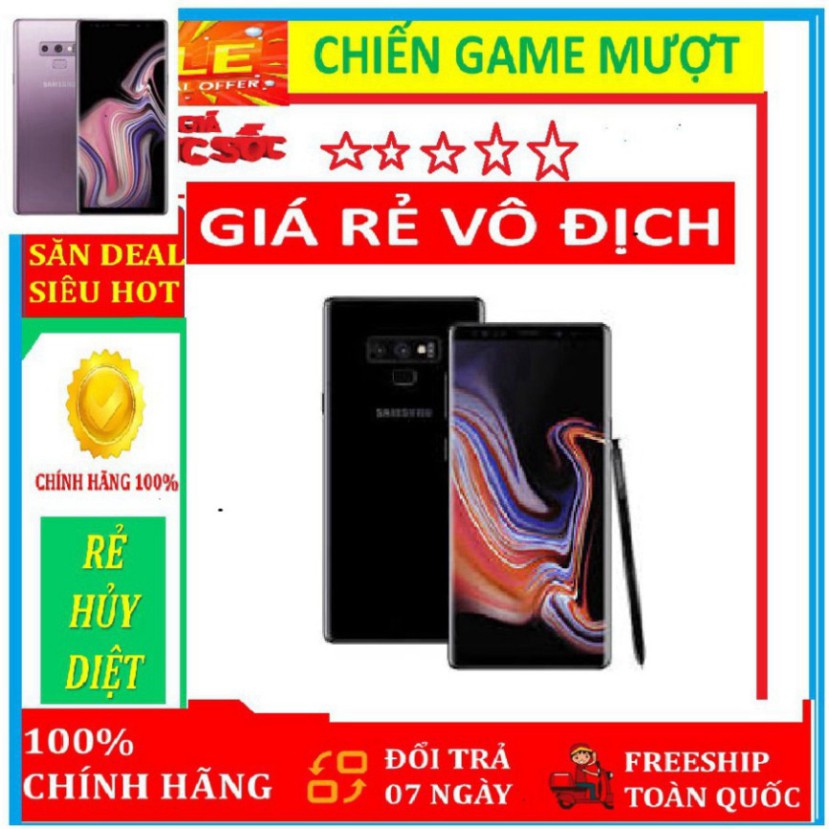 điện thoại Samsung Galaxy NOTE 9 ram 6G/128  2sim Chính Hãng -  SAMSUNG GALAXY NOTE 9 Chính hãng: Săn ngay kẻo lỡ